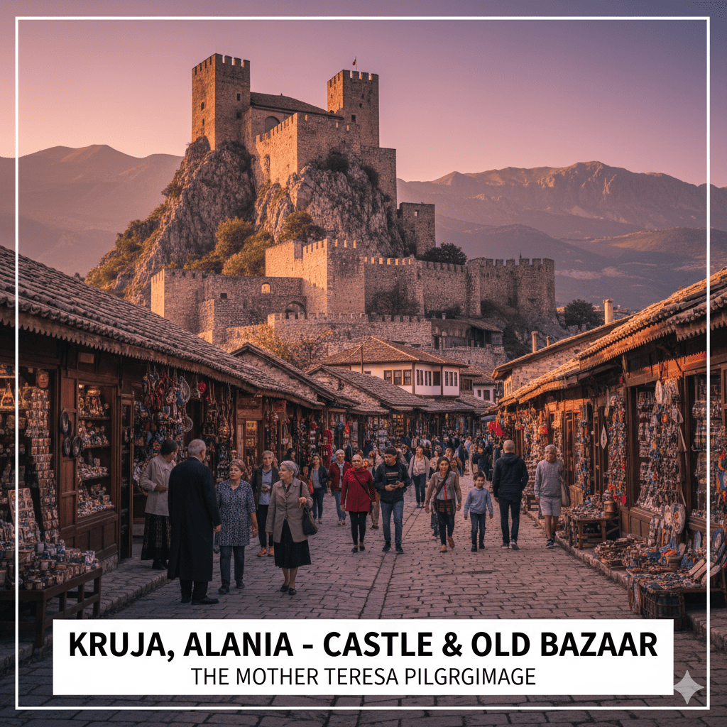 Albania - Kruja Castle and Old Bazaar: